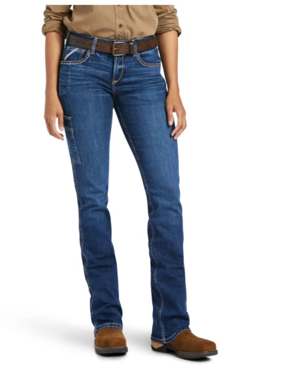 Ariat Women's Bootcut Jeans in Dark Blue Wash